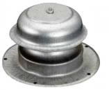 Metal plumbing vent cap