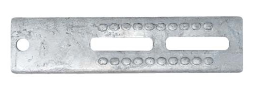 Boat trailer bolster bracket, galvanized