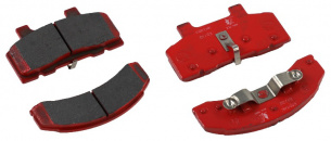 Kodiak 250 ceramic disc brake pads with e-coat finish.