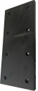 Trailer nose mount plate for pintle or lunette eye.